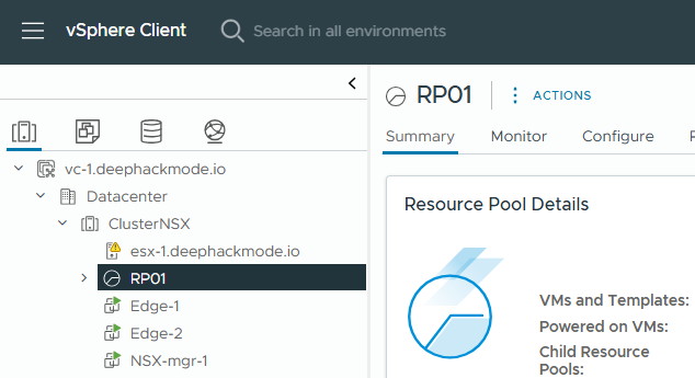 Resource Pool