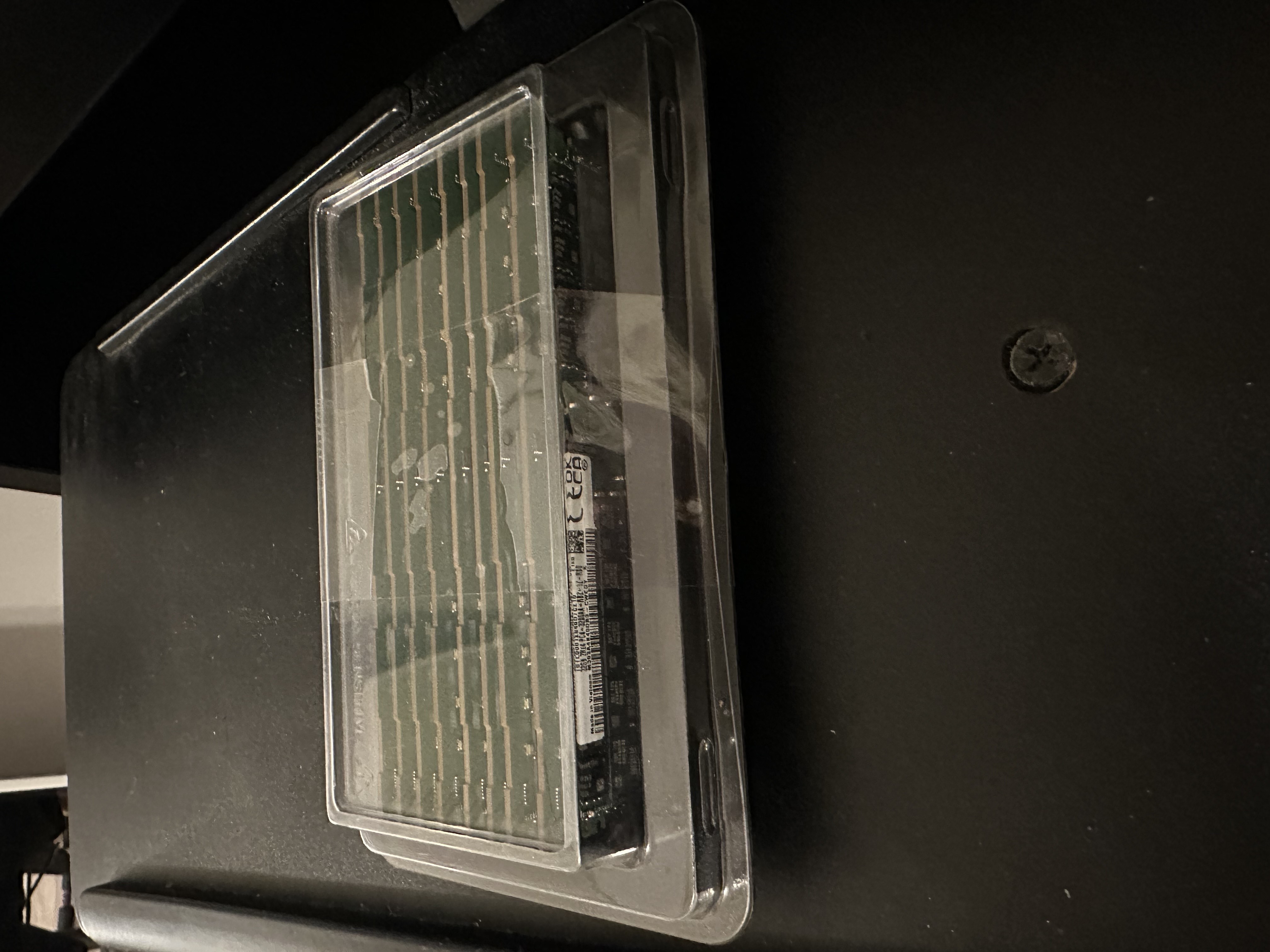 Container with DIMMs