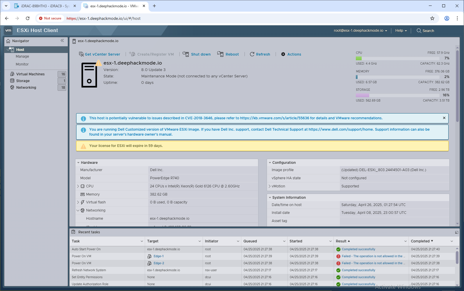 ESXi UI