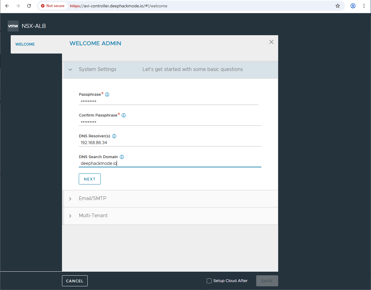 Configure the Basic System Settings 1 Configure the Basic System Settings 1