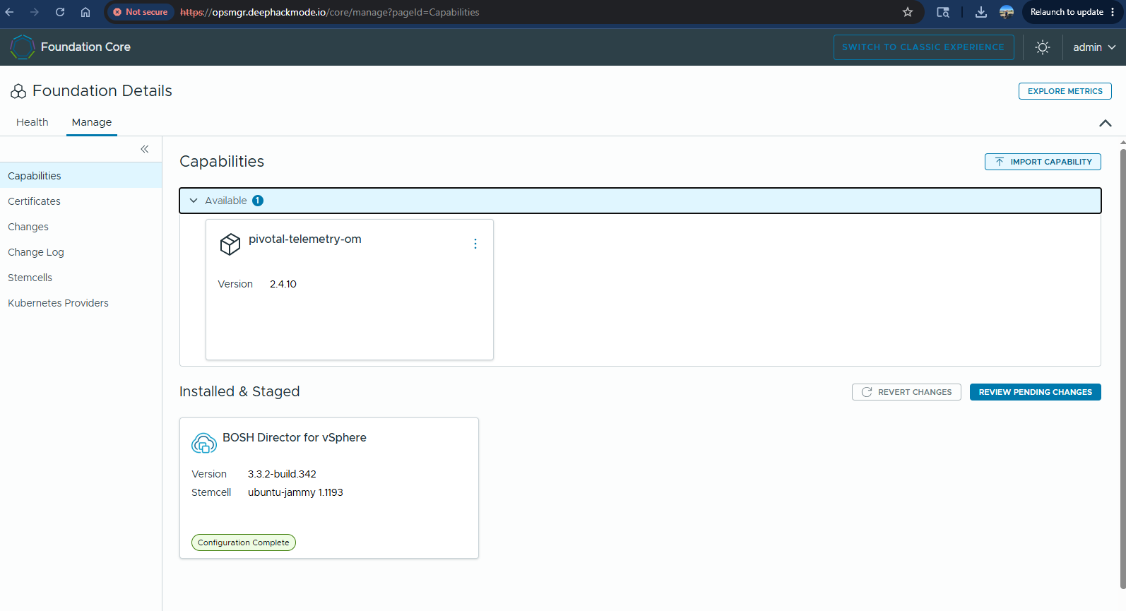 Import Capability